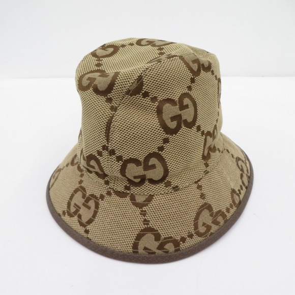 Gucci Jumbo GG Bucket Hat Beige